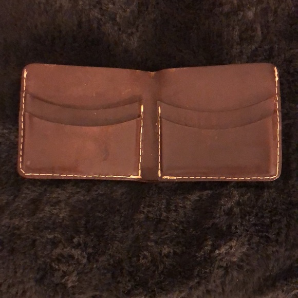 Vintage Hand Made Leather Wallet. Excellent condition. - Picture 5 of 7